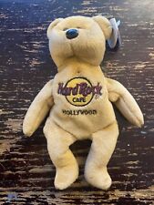 Hard Rock Cafe HRC Bean Bag Plush Bear Isaac Beara HOLLYWOOD ~ NEW with TAG picture