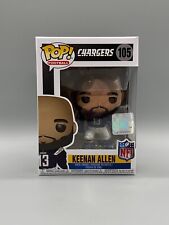 FUNKO POP FOOTBALL #105 KEENAN ALLEN LOS ANGELES CHARGERS W/ PROTECTOR VAULTED picture