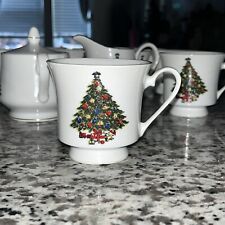 Vintage 10 Piece Sea Gull Christmas Tea Cup Set picture