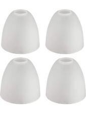 Giluta 4 Pack Bell Shaped Glass Shade Frosted Light Fixture Shades Replacement picture