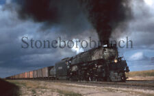 A- Duplicate RR slide: UP steam #3992 with long refrigerator express; 1940's picture