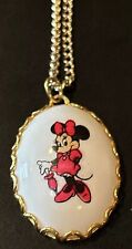 Vintage Walt Disney Productions Minnie Mouse Pendant w/24