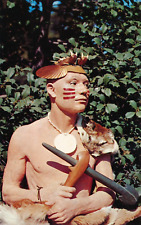 Ocmulgee National Monument Master Farmer Chief-Macon, Georgia vintage unposted picture