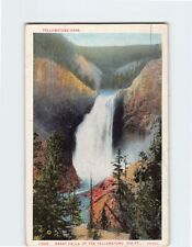 Postcard Great Falls Yellowstone Canyon Yellowstone National Park USA picture