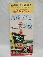 Vintage 1960s Miami Florida Holiday Inn Advertisement Sheet picture