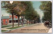 JEFFERSON AVENUE, LOOKING WEST FROM MADISON STREET, LA PORTE INDIANA STREET VIEW picture