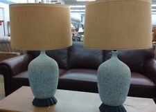 Vintage Pair Of MCM Popcorn Volcano Lamps picture