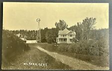 Farm House. Maine ?  Real Photo Postcard. RPPC. Vintage Photography picture