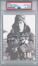SABURO SAKAI SIGNED PHOTOGRAPH PSA DNA 85192899 (D) WWII JAPANESE ACE 64V picture