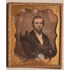 1/6th Plate Daguerreotype Of An Older Man picture