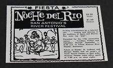 1974 Print Ad Texas San Antonio Noche Del Rio River Festival Fiesta Sing Dance picture