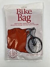 Vintage Jeanmarie Jumbo Size Bike Gift Bag Plastic 5 Feet Wide x 6.6 Feet Long picture