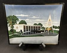 Vintage 1965 Masonic Brotherhood Center New York World's Fair Decorative Plate picture