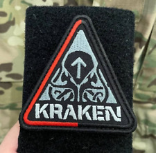 Ukrainian Unit Patch Kraken Volunteer Batalion Tactical Badge Hook Triangle picture