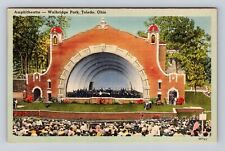 Toledo OH-Ohio, Walbridge Park Amphitheatre, Performance, Vintage Postcard picture