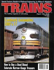 Trains Magazine Aug. 1996 Used Diesel Buying F7 Colorado Narrow Gauge Wonders picture