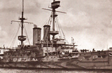 Postcard Royal Navy HMS Venerable Photo Sailors on Deck c1910 picture