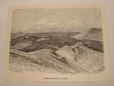 1893 magazine engraving ~ SURROUNDINGS OF ETNA, Italy picture