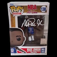 Signed Magic Johnson Los Angeles Lakers 1992 All Star NBA Funko Pop #138 BECKETT picture