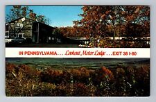 Drums PA-Pennsylvania, Lookout Motor Lodge, Scenic View, Vintage Postcard picture