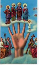 MOST POWERFUL HAND - Laminated  Holy Cards.  QUANTITY 25 CARDS picture