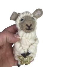 White Sheep with Star Giftcraft Ornament Natural Fibers picture