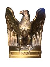 Vintage American Federal Brass Eagle Single Bookend PMC 114B picture