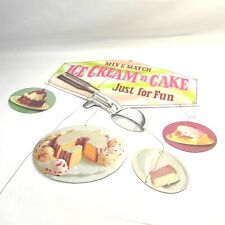 1950's-60's ICE CREAM DUNCAN STORE MOBILE DISPLAY HANGING CHIME RARE NOS UNHUNG picture