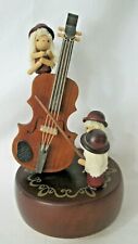 Wooden People Play Wood Violin Sound of Music San Francisco Music Box Company picture