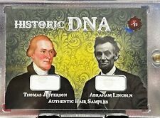 Abraham Lincoln Thomas Jefferson 2022 Historic HA Prime DNA Authentic Hair 29/46 picture