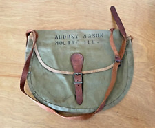 WWII USMC Marine Musette Bag, Named Original picture