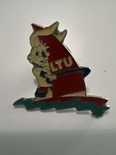 Rabbit Wind Surfing Logo LTU German Airlines Old Vintage Ad Pin Badge RARE picture