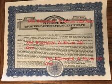 Stardust Inc BW Silver 10 Shares Trustees Original Participation Certificate '59 picture