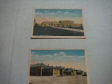 US Naval Training Station Barracks A & C Vintage Postcards Color, unused picture