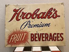 Hrobaks Premium Fruit Beverages Sign  picture