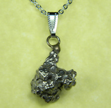 Campo Del Cielo Genuine Iron Nickel Meteorite Pendant Necklace 5.80 grams picture