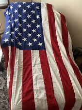 Huge BEST Valley Forge USA American Flag 100% Cotton Bunting 50 Stars 9.5' X 5' picture