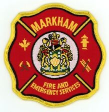 CANADA ONTARIO MARKHAM FIRE EMERGENCY SERVICES SHOULDER PATCH POLICE SHERIFF picture