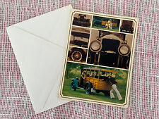 Vintage 70s Father’s Day Card Hallmark Antique Car Jalopy Baxter Springs Family picture