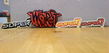 RARE L.E. EXCLUSIVE TO THE S.F. STORE SUPER 7 & THE WORST STICKER SET RE-ACTION picture