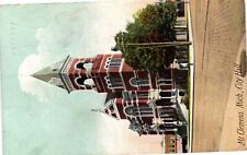 Vintage Postcard- City Hall, Mt. Clements, MI Early 1900s picture
