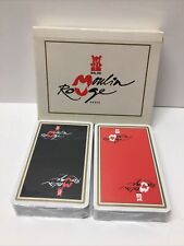 Moulin Rouge Paris France Vintage Sealed 2 Pack of playing cards picture