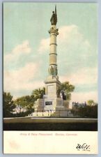 Postcard Boston Massachusetts Army & Navy Monument picture