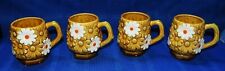 Vintage Fred Roberts & Co. 1970’s Golden Harvest Raised Yellow Daisy Mug Cup picture