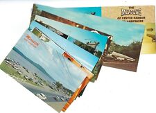 Lot of 9 MEREDITH & CENTER HARBOR NEW HAMPSHIRE Postcards Vintage 70s Old Cars picture
