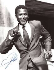 SIDNEY POITIER SIGNED 1967 Movie To Sir With Love, Won Oscar Lilies Of The Field picture