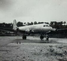 Military Douglas C-54 Plane Air Transport B&W Photograph Snapshot 2.5 x 3.75 picture