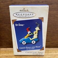 Hallmark Keepsake Dr. Seuss Ornament Green Eggs And Ham Book #4th In Series 2002 picture