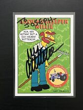 1993 Skybox The Simpsons Dan Castellaneta Autograph Groundskeeper Willie Rookie picture
