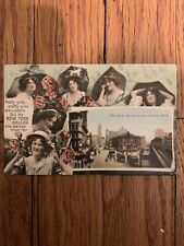 Antique Pretty Girls Of New York Tuck’s Post Card  1909 picture